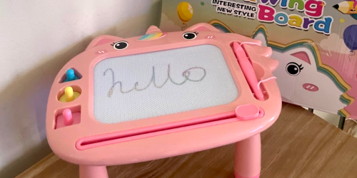 WOW! Magnetic Drawing Board Only $7.49 on Amazon (Reg. $20) | Great for Travel