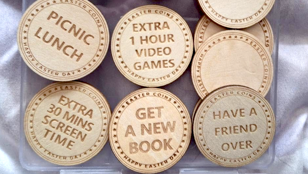 Easter tokens