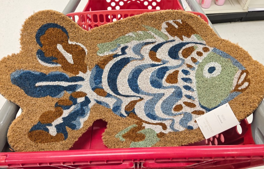 coir fish doormat