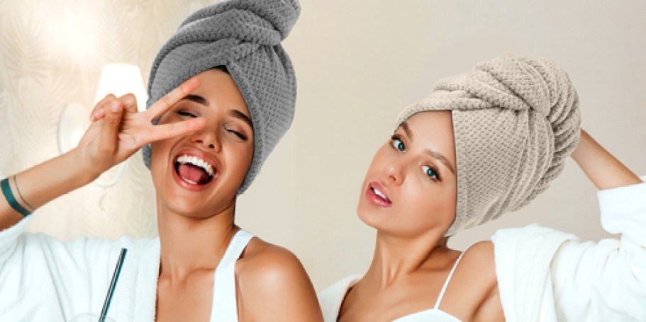 Microfiber Hair Towels 2-Pack Just $3.82 Shipped on Amazon