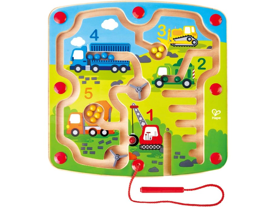 magnetic maze car toy