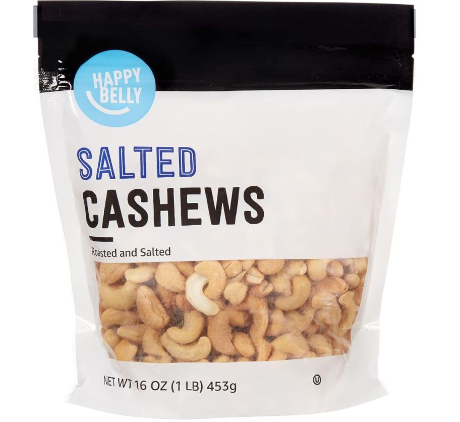 16oz bag of roasted cashews