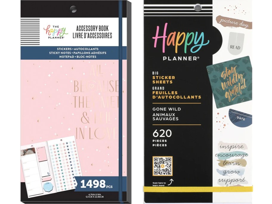 happy planner sticker packs 