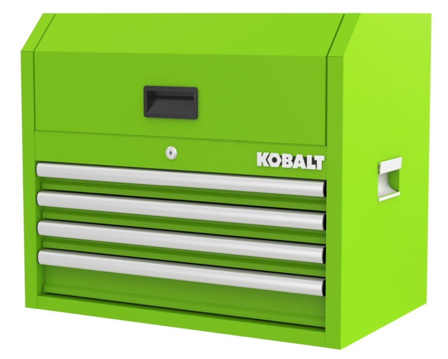 green chest tool box w/ 4 drawers