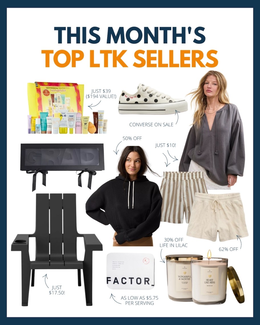this months top ltk sellers collage graphic 