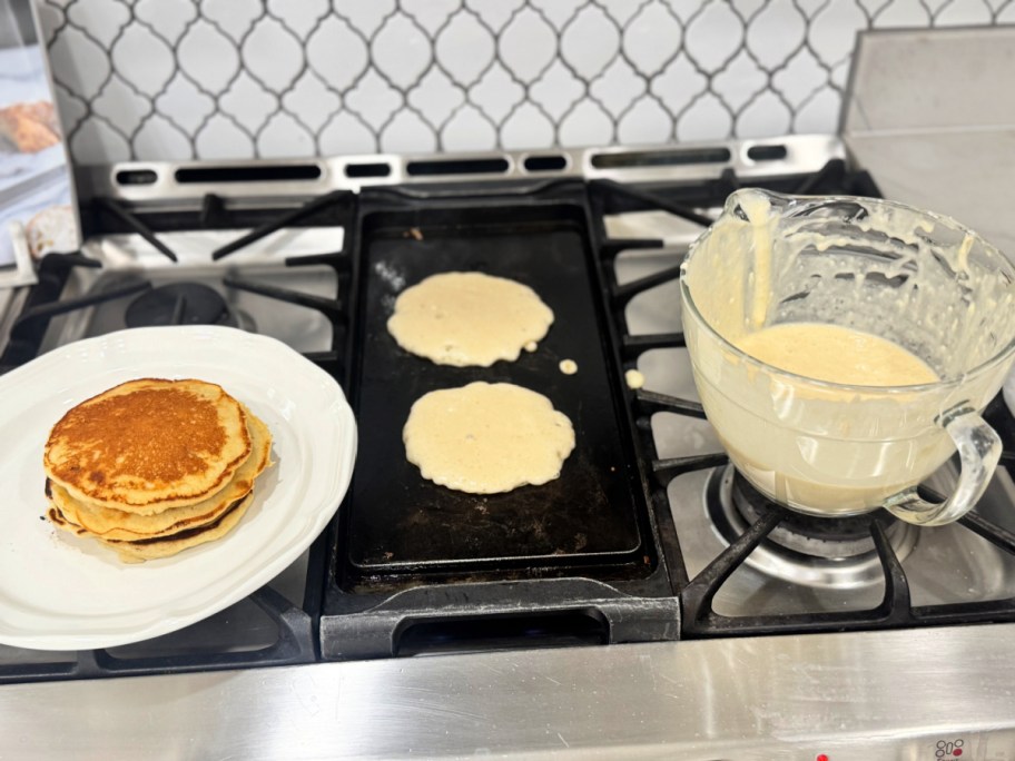 making sourdough pancakes (1)