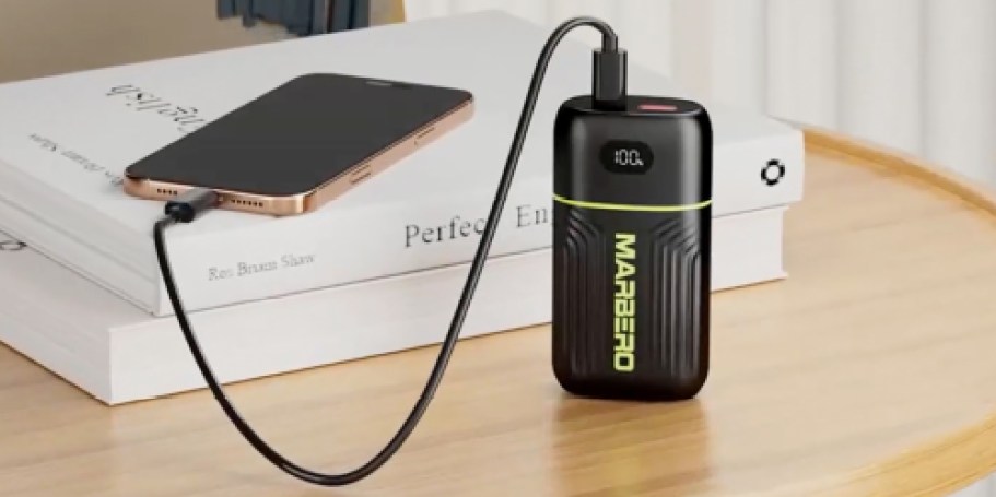 Portable Power Bank Only $7.99 on Amazon – Fully Charges Your iPhone Twice!