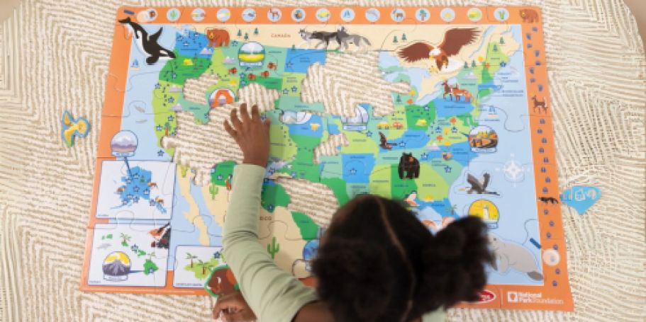 Melissa & Doug National Parks Map Floor Puzzle Only $5 on Walmart.com (Reg. $17)