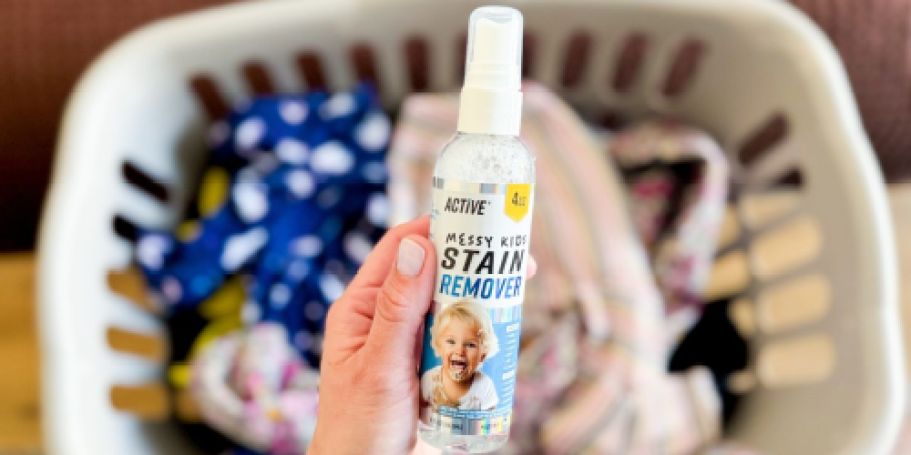 ACTIVE Stain Remover 3-Pack Only $13 Shipped on Amazon – Great for Stubborn Kids Stains!