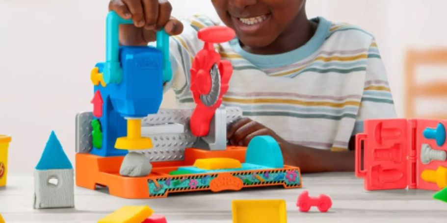 Play-Doh Stamp & Saw Tool Bench Only $10 on Amazon (Regularly $20)