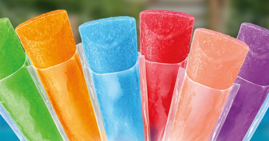 freezer pop popsicles with tops cut off