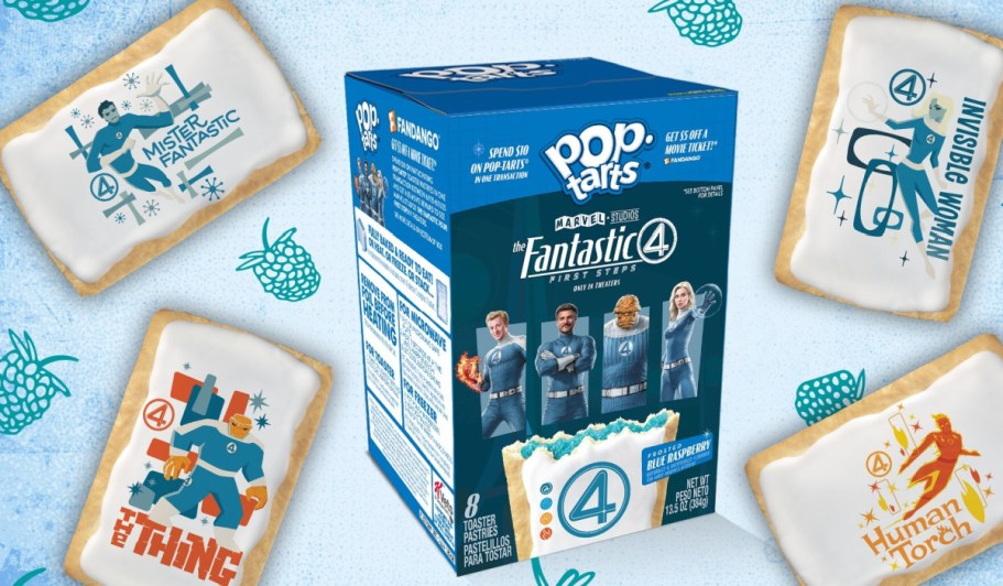 Pop-Tarts Frosted Blue Raspberry Returns + $5 Fandango Reward to See Fantastic Four