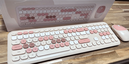 Trendy Wireless Keyboard & Mouse from $18.99 Shipped on Amazon (Reg. $40)