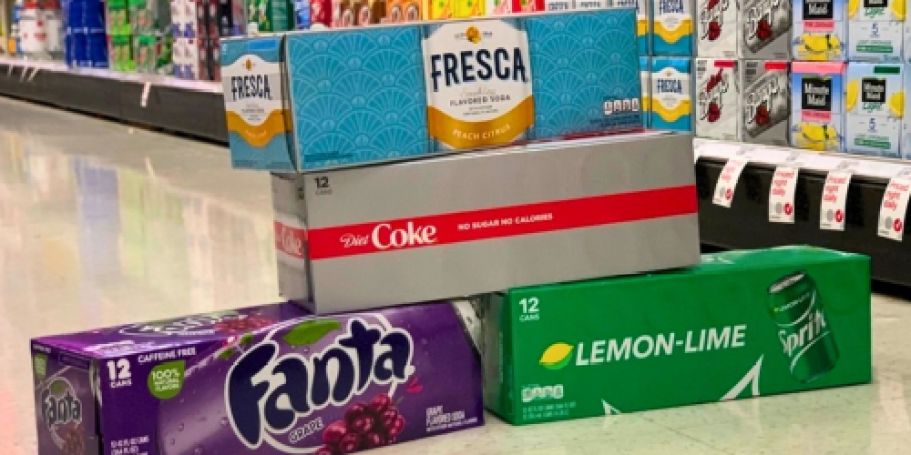 THREE Soda 12-Packs Only $12.94 at Target