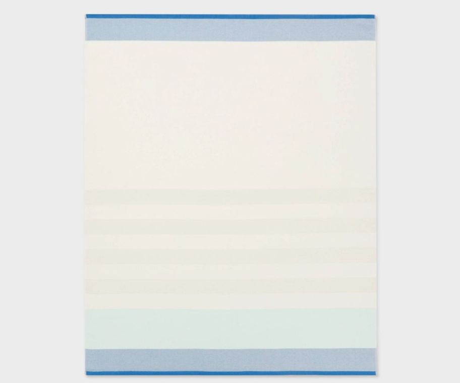 one striped jumbo beach towel