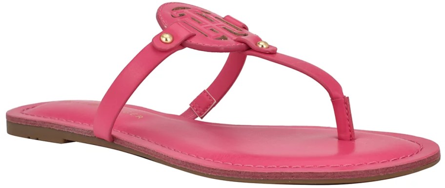pink tommy hilfiger sandal