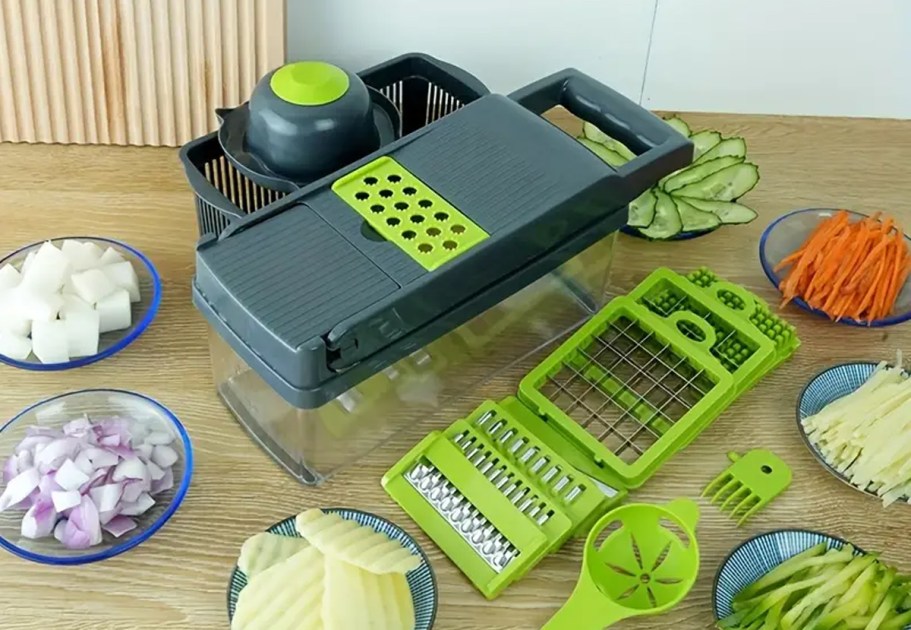 Vegetable Chopper w/ 8 Detachable Blades Just $11.99 on Amazon (Reg. $28)