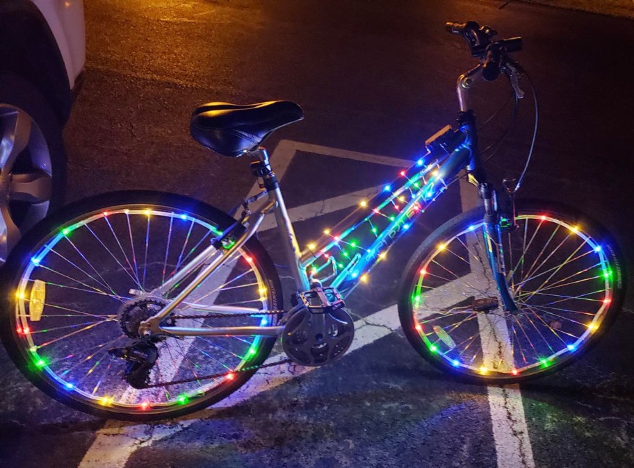 bicycle with lights