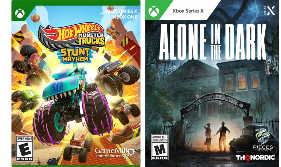 hot wheels and alone in the dark xbox games 