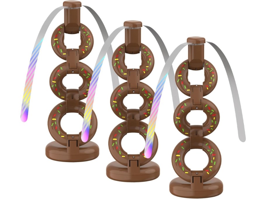 3 fly fans with a stacking donut design