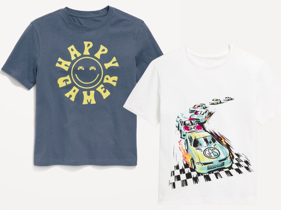 two boys graphic tshirts