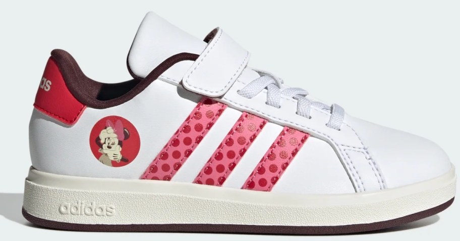a kids Minnie Mouse adidas sneaker