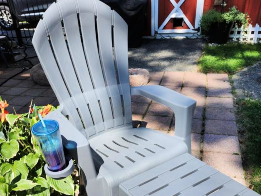 Big Adirondack Chairs Under $30 on Lowes.com (Larger than Normal & Has Cupholder!)