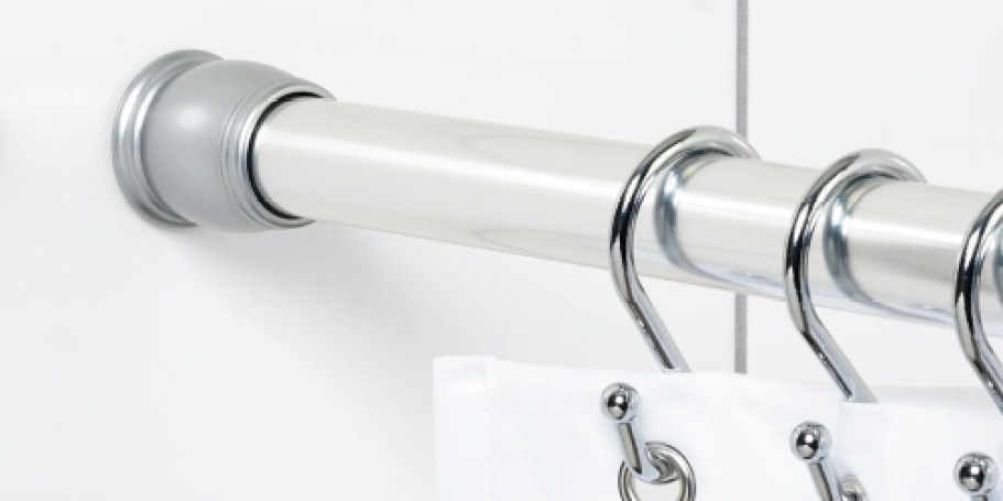 Tension Shower Curtain Rod Only $2 on Walmart.com (Try Our Holiday Decor Hack!)