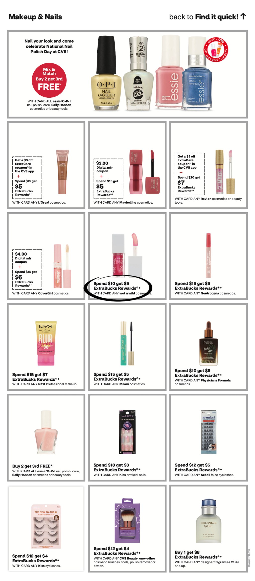 page from CVS ad