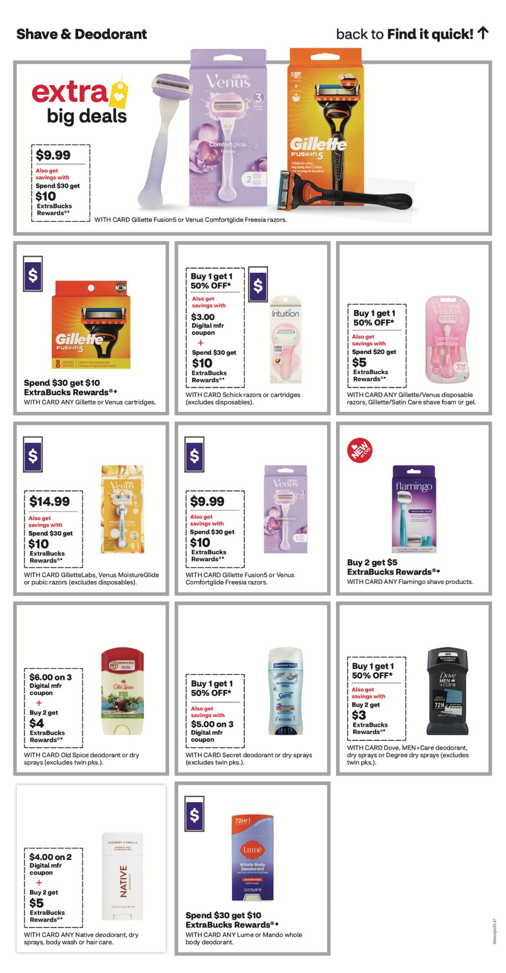 page from CVS ad
