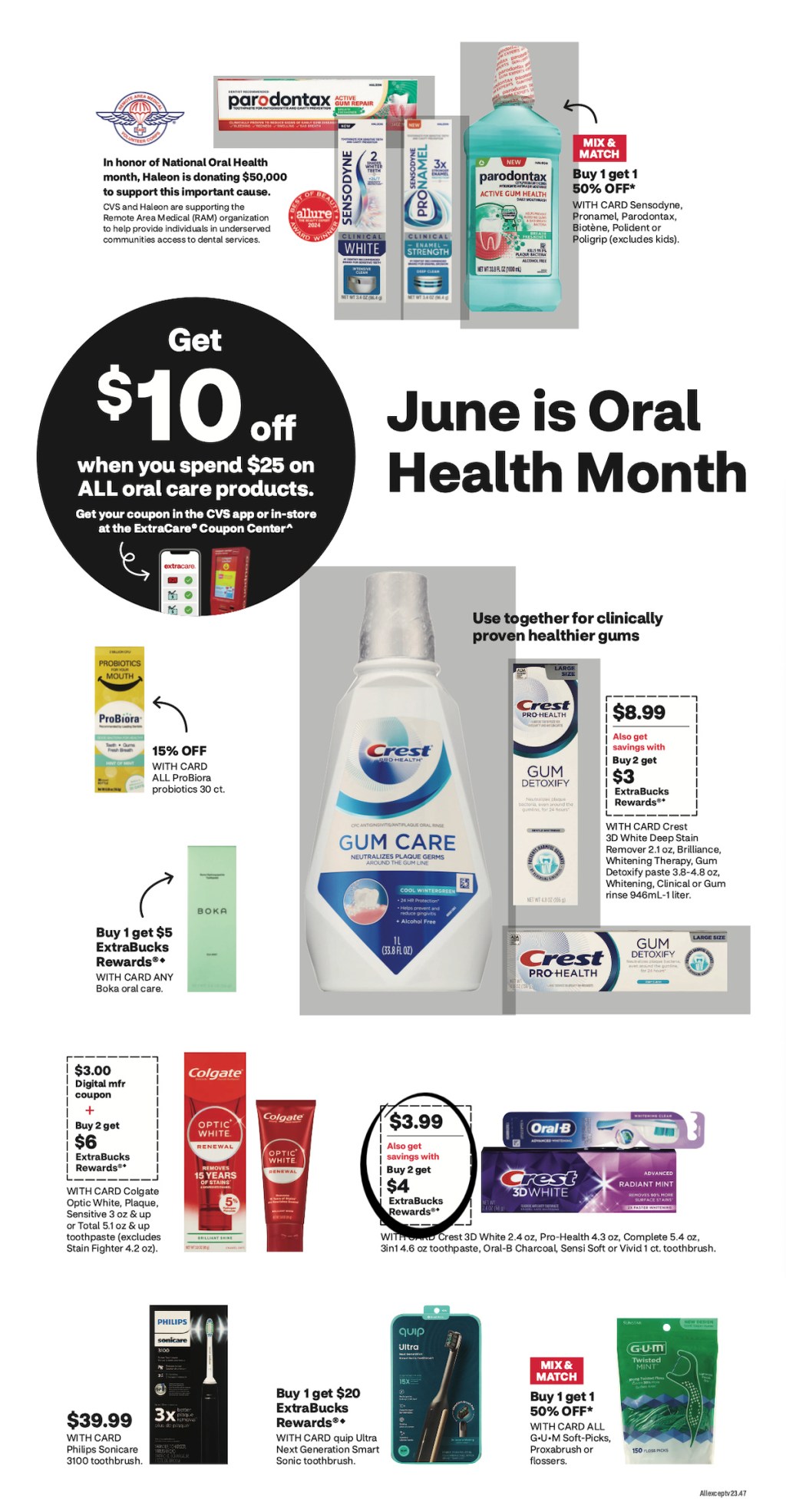 page from CVS ad