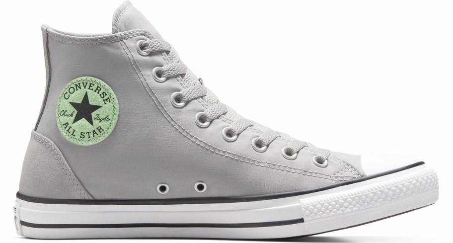 light grey high top converse sneaker