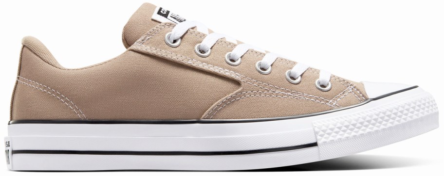 tan low top converse shoe