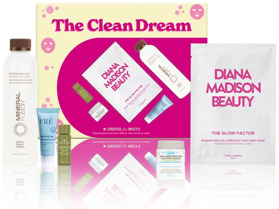 Created For Macy's 5-Pc. The Clean Dream Skincare Set showing the included products