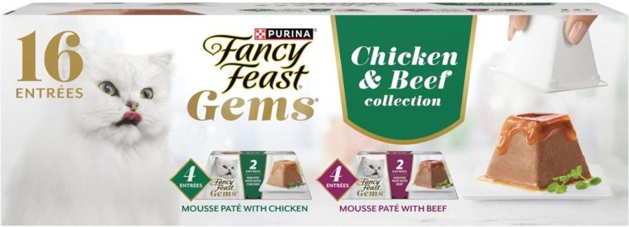 Stock image of a box of Fancy Feast Gems