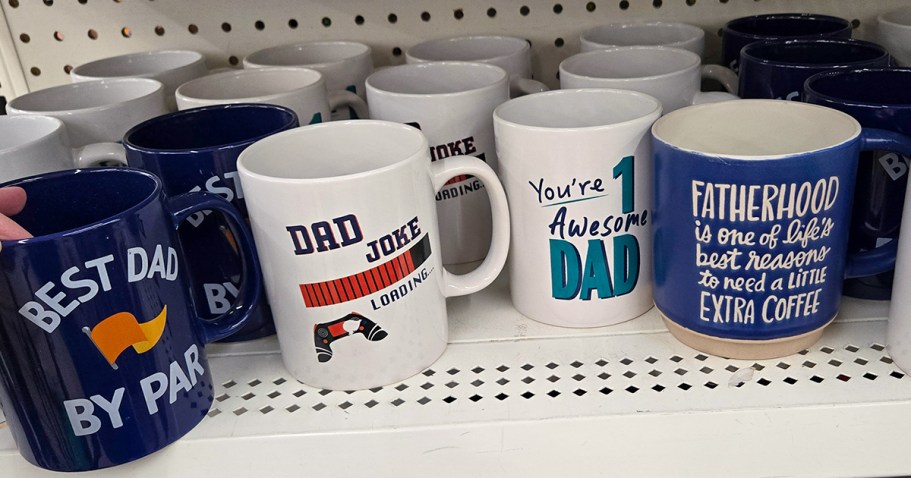 New Dollar Tree Finds – $1.25 Father’s Day Mugs, 4th of July Decor, Planters, & More