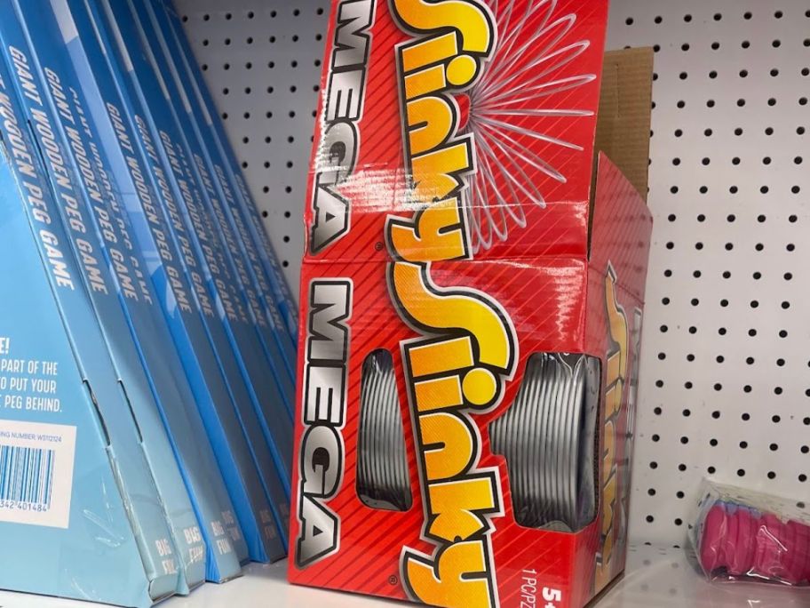 A large slinky in the store
