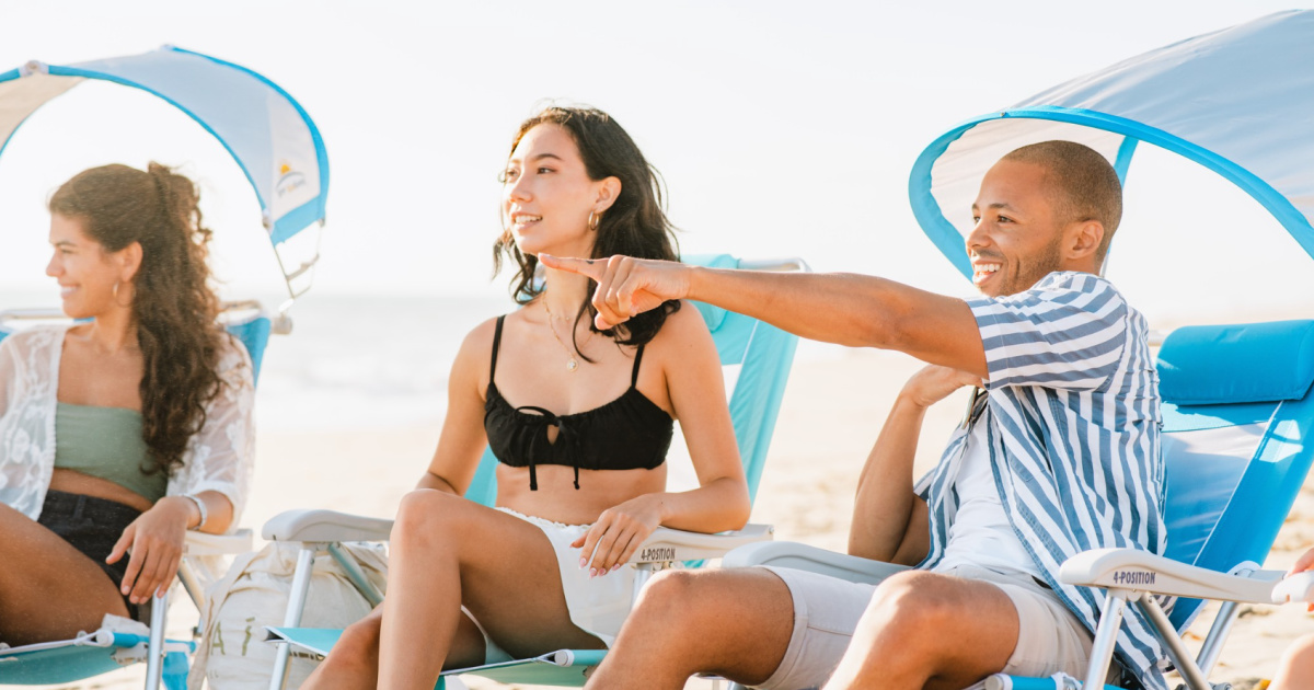 GCI Outdoor Big Surf Beach Chair from $64.98 Shipped – Includes Sunshade AND Table