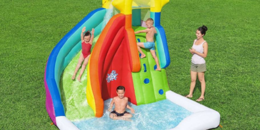 $160 Off Kohl’s Inflatable Backyard Water Park w/ Slide & Climbing Wall