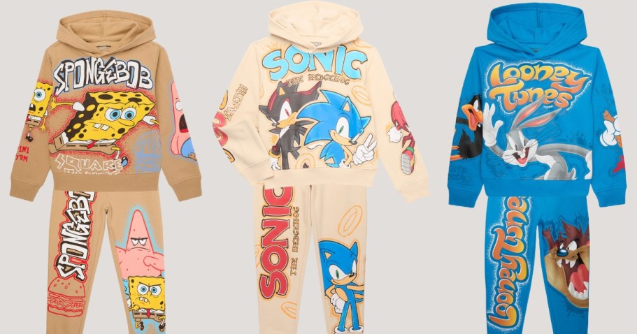 Kids Character Hoodie & Jogger Sets from $11.56 on Walmart.com (Reg. $24) + More