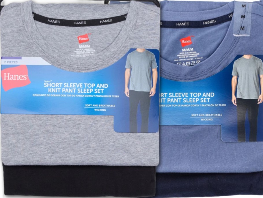Up to 80% Off Hanes Clothing on Walmart.com | Men’s Pajama Sets Just $9.89