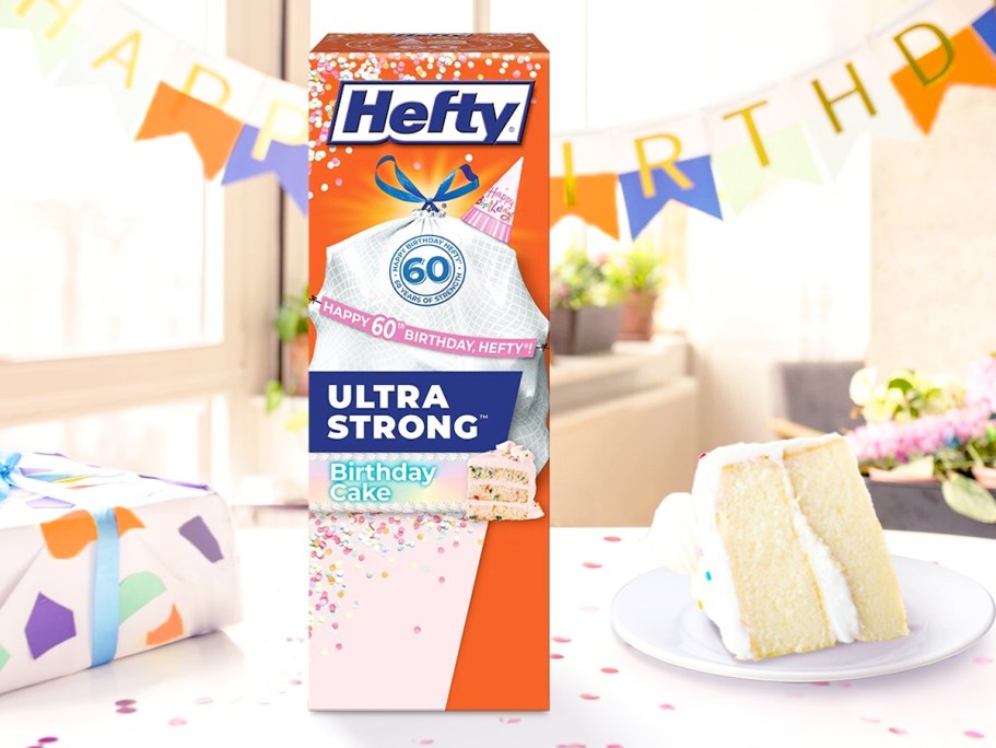 *HOT* Hefty Birthday Cake Scented Trash Bags 20-Count Only 60¢ Shipped (Will Sell Out!)