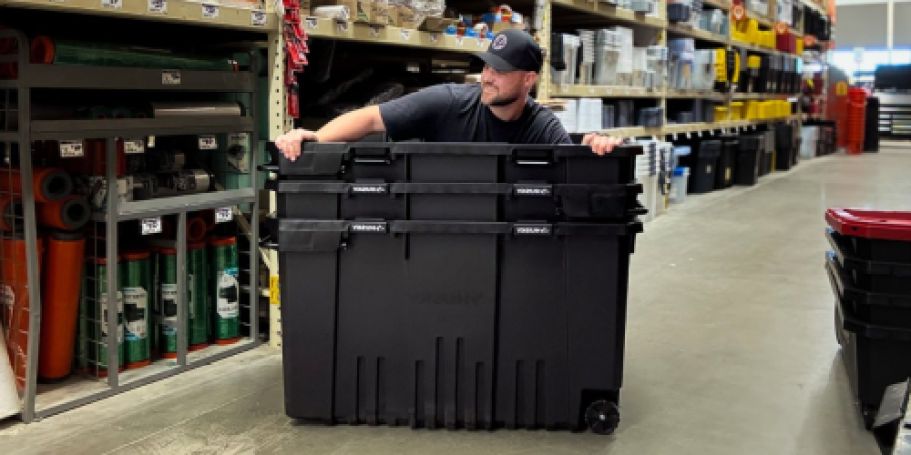 Massive 170-Gallon Storage Totes Just Dropped at Home Depot