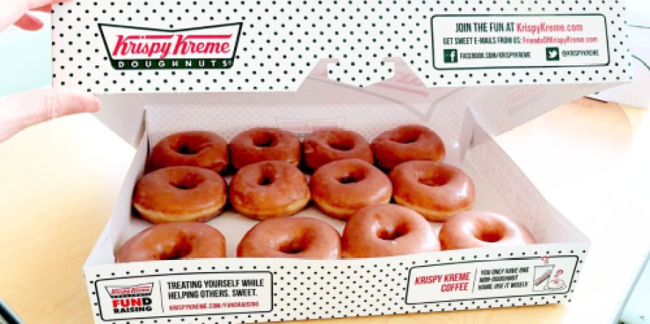 Krispy Kreme Original Glazed Dozen Only 25¢ w/ Purchase – Today Only!