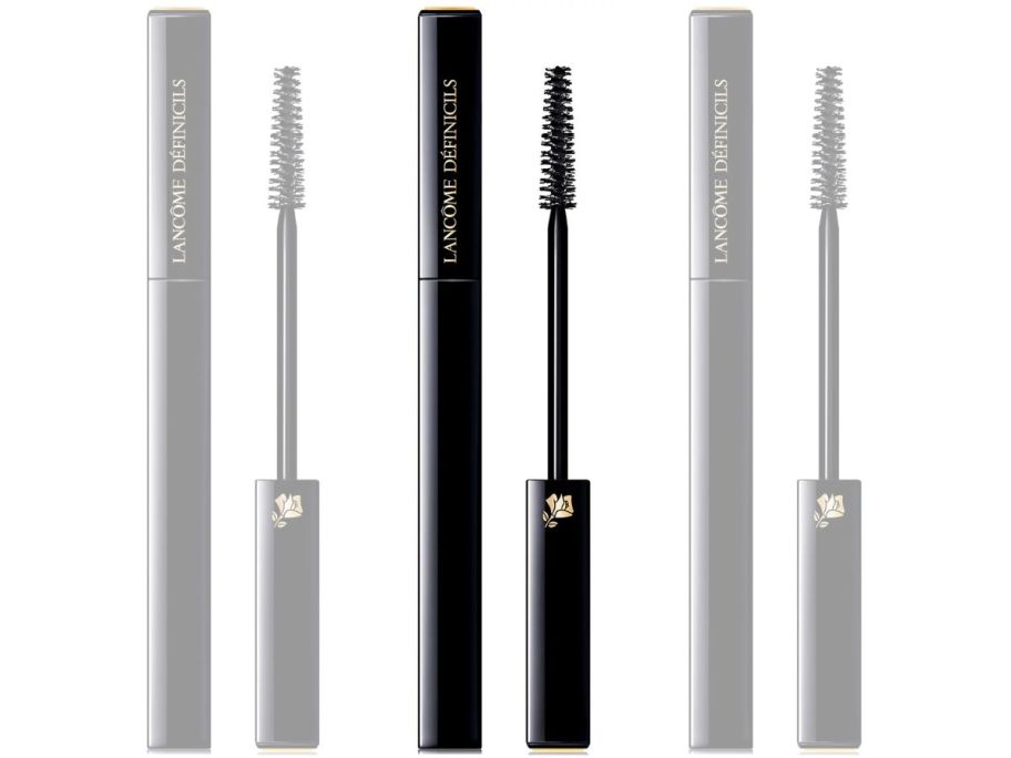 3 tubes of mascara, one darker than the rest