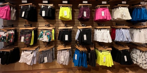 lululemon Shorts & Skirts from $39 Shipped