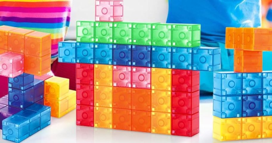 Magnetic Building Blocks maede into different figures