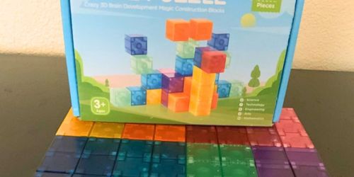 Magnetic Building Block 48-Piece Set Just $11.99 on Amazon (Reg. $20)