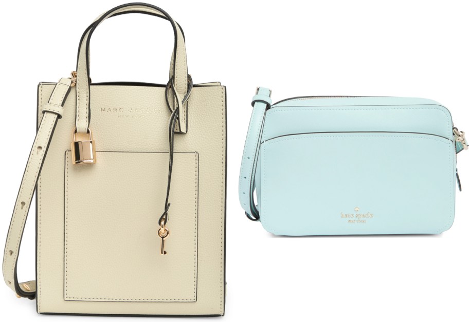 Marc Jacobs Micro Leather Tote and Kate Spade Lauryn Camera Bag
