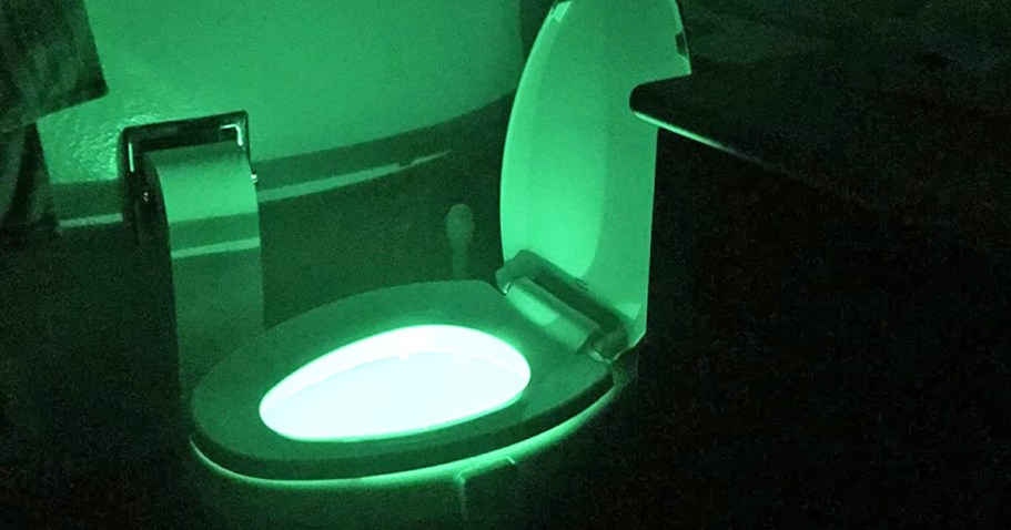 Color-Changing Toilet Light Just $8.95 on Amazon (Makes Potty Training Fun!)